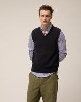 Willow - Navy - Organic Cotton