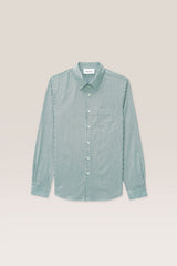 Cosimo - Green Striped - Cotton Poplin