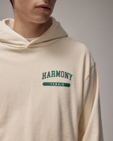 Tennis Hoodie - Cream - Cotton Jersey