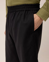 Pavel - Navy - Crepe Wool