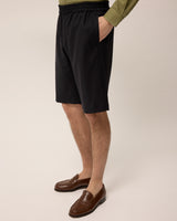 Pavel - Navy - Crepe Wool