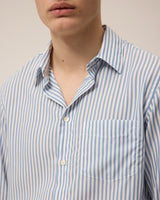 Cosimo - Blue Striped - Tencel