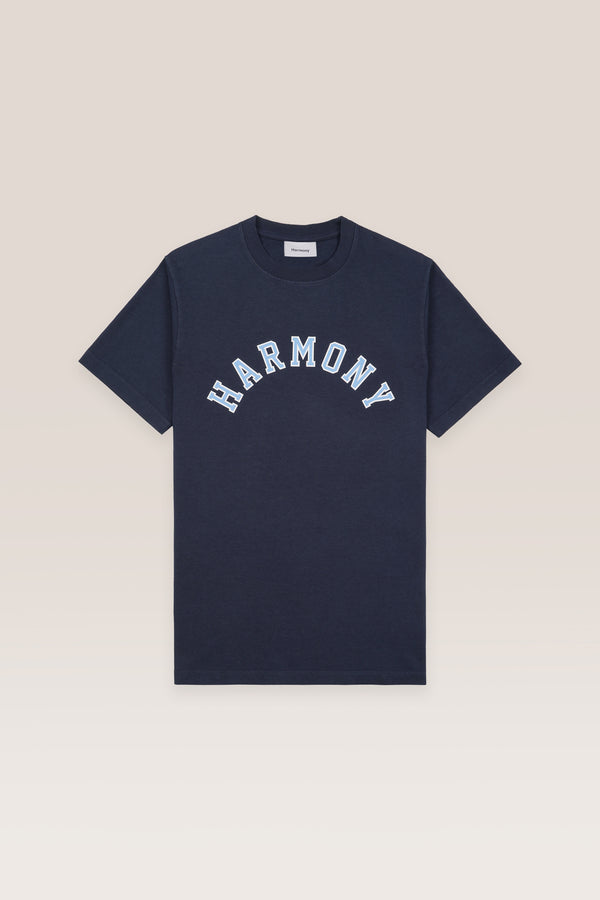 T-Shirt Varsity - Navy - Cotton Jersey