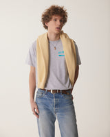 Tennis Tee - Heather Grey - Cotton Jersey