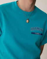 Tennis Tee - Sea Green - Cotton Jersey
