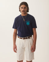 Emblem Tee - Navy - Cotton Jersey