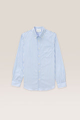 Celestin - Light Blue Striped - Cotton Poplin