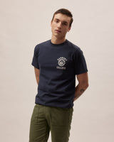 T-Shirt College Emblem - Navy - Cotton Jersey