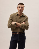 Calixte - Kaki - Cotton Waffle Knit