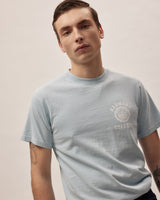 T-Shirt College Emblem - Baby Blue - Cotton Jersey