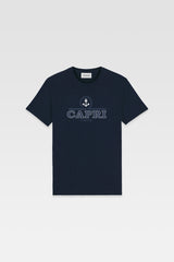 T-Shirt Capri Anchor - Navy - Cotton Jersey