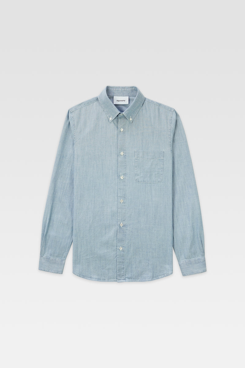 Celestin - Indigo - Cotton Chambray