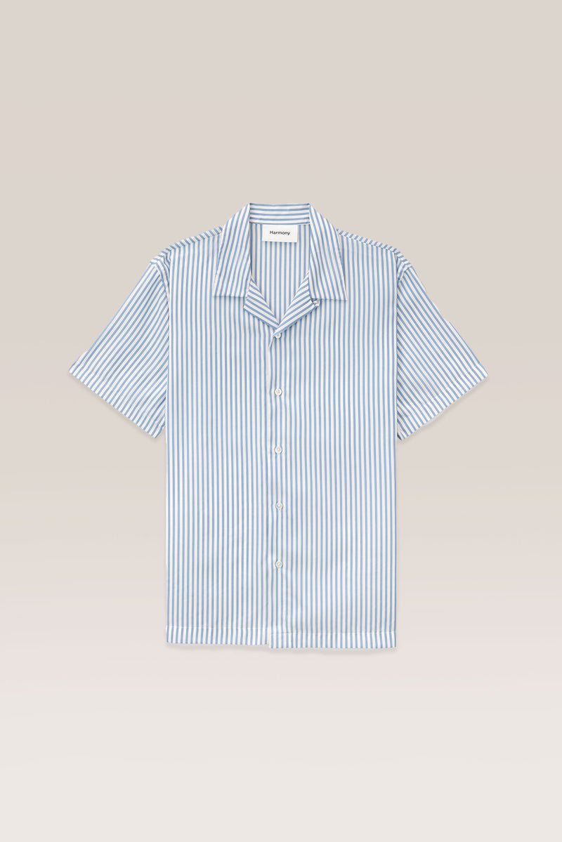 Christophe - Sky Blue Striped - Tencel