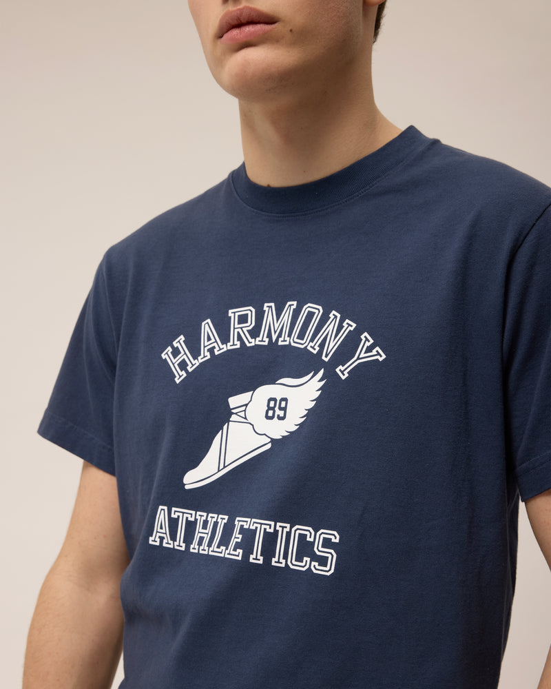 T-Shirt 89 Athletics - Navy - Cotton Jersey