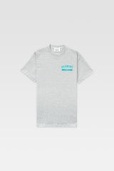 Tennis Tee - Heather Grey - Cotton Jersey