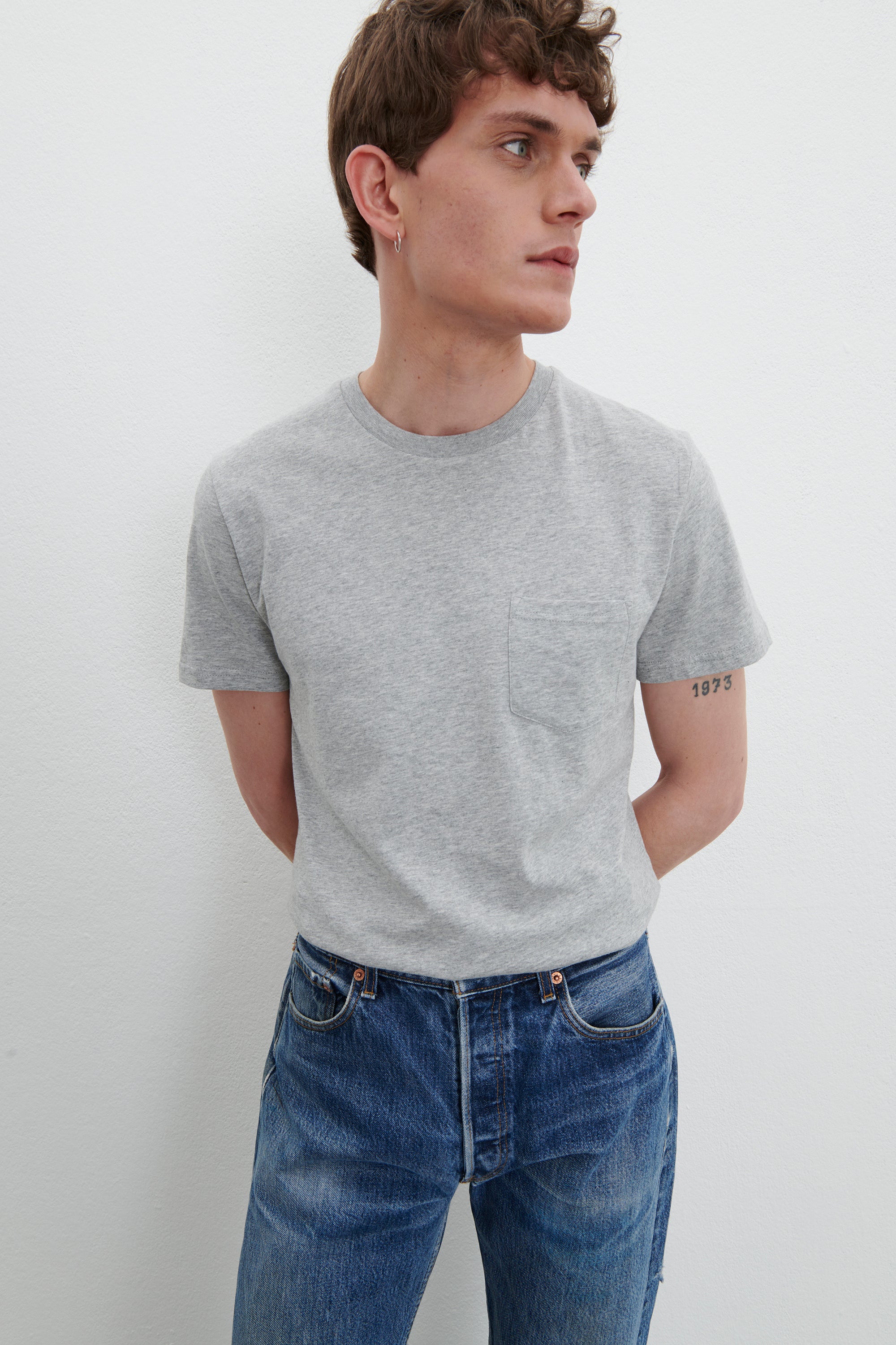 Pocket T-Shirt - Grey – Harmony Paris