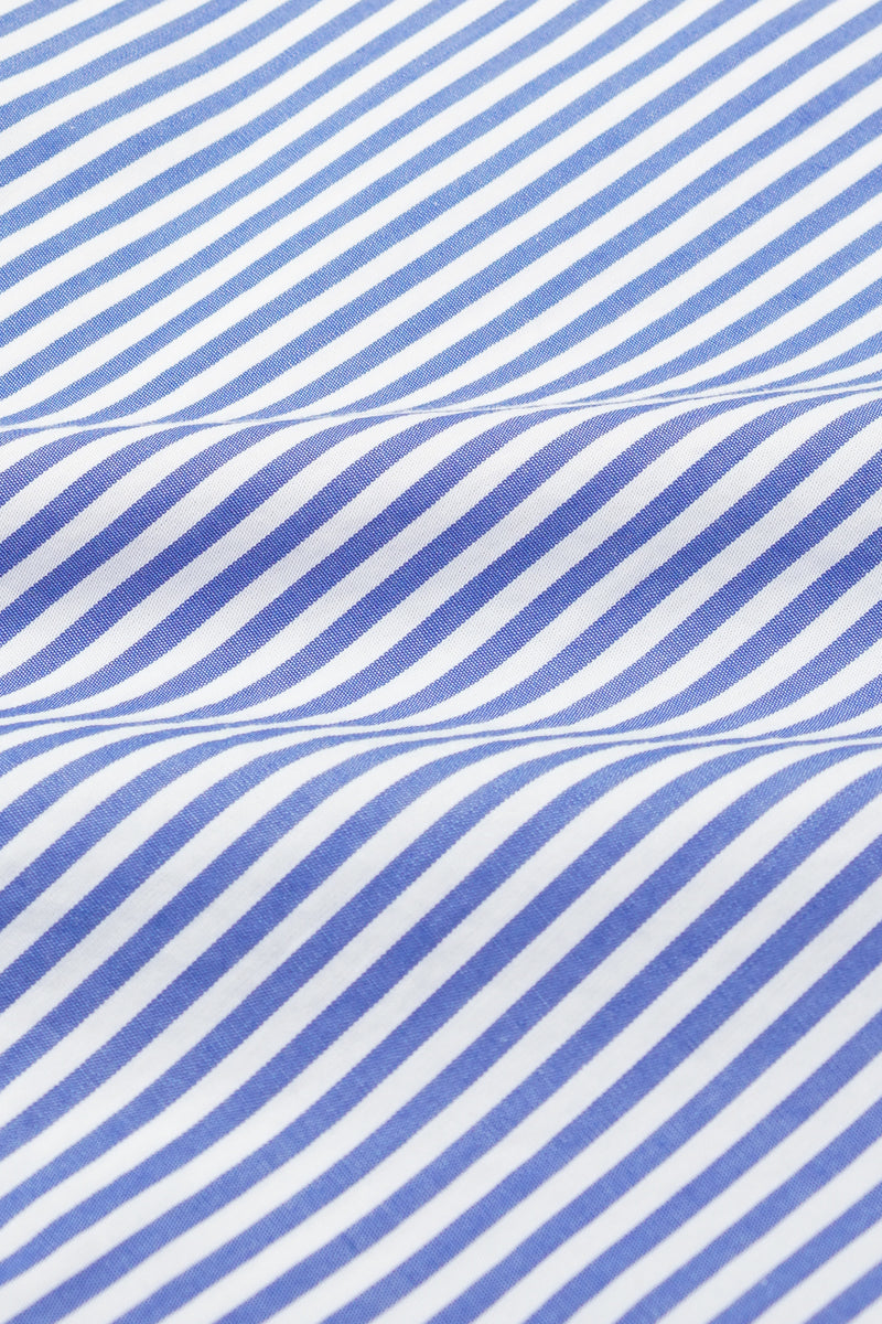 Cosimo - Blue Striped - Cotton Poplin