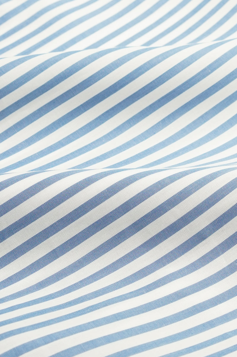 Christophe - Sky Blue Striped - Tencel