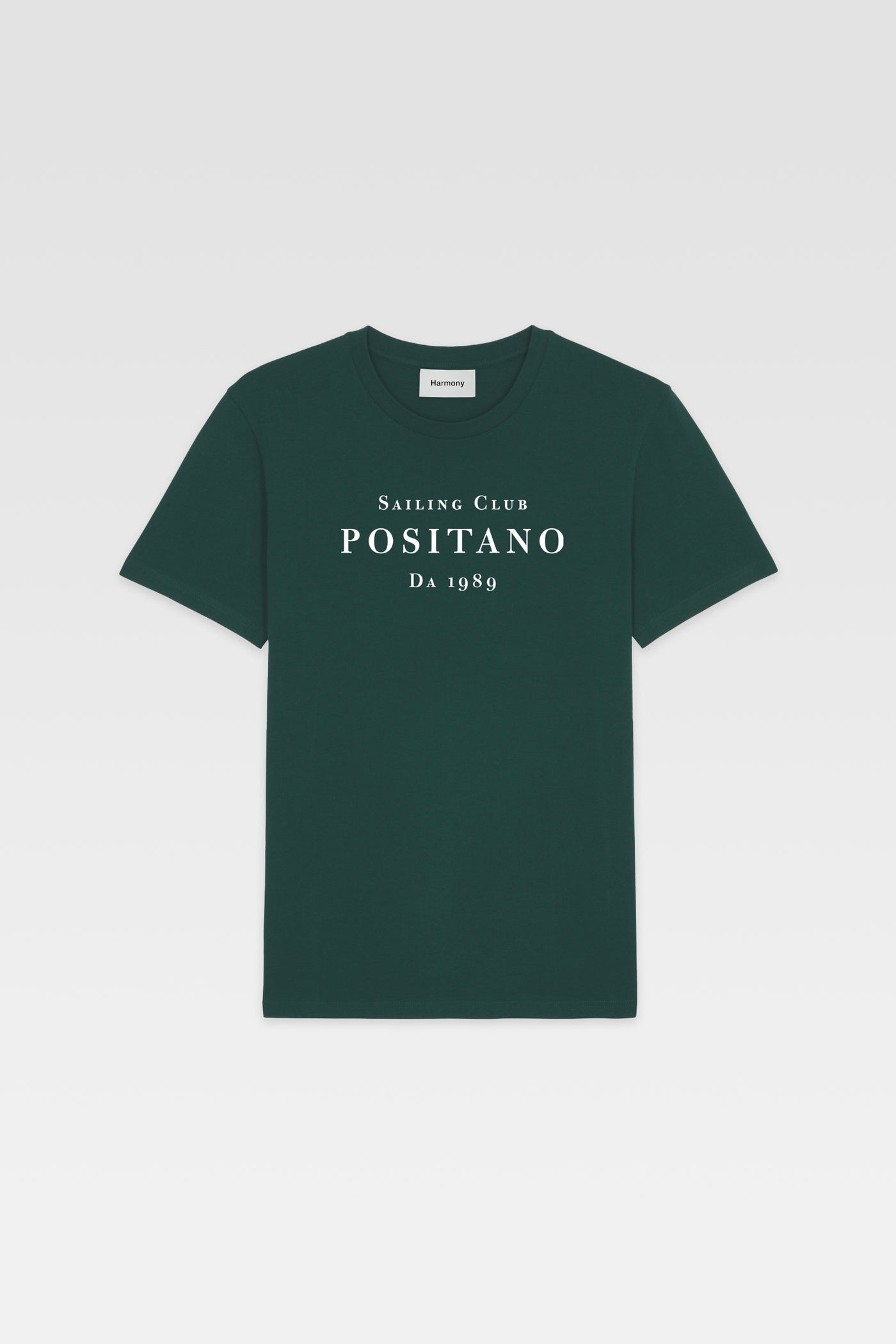 T-Shirt Positano Sailing Club - Forest Green - Cotton Jersey