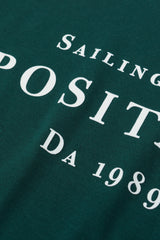 T-Shirt Positano Sailing Club - Forest Green - Cotton Jersey