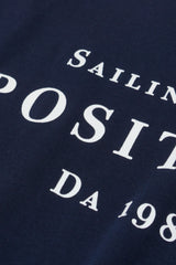 T-Shirt Positano Sailing Club - Navy - Cotton Jersey