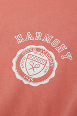 Emblem Tee - Cranberry - Cotton Jersey