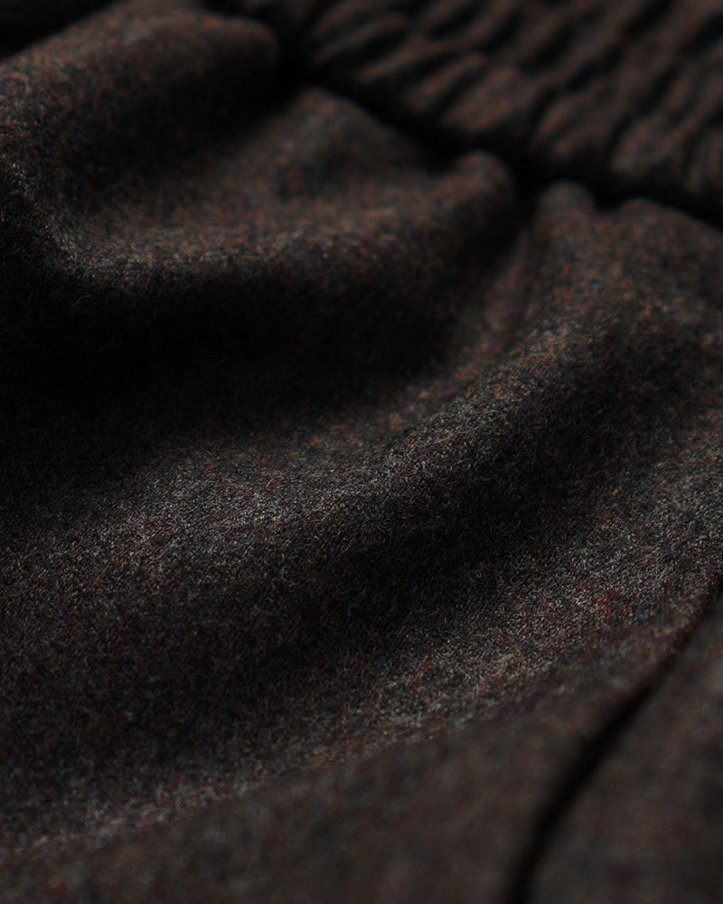 Paolo - Dark Brown - Light Wool Flannel