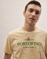 T-Shirt Portofino Tennis Club - Pale Yellow - Cotton Jersey