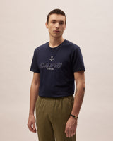 T-Shirt Capri Anchor - Navy - Cotton Jersey