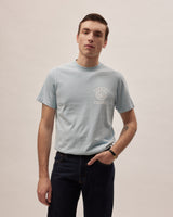 T-Shirt College Emblem - Baby Blue - Cotton Jersey