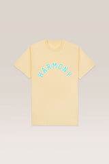 T-Shirt Varsity - Light Yellow - Cotton Jersey