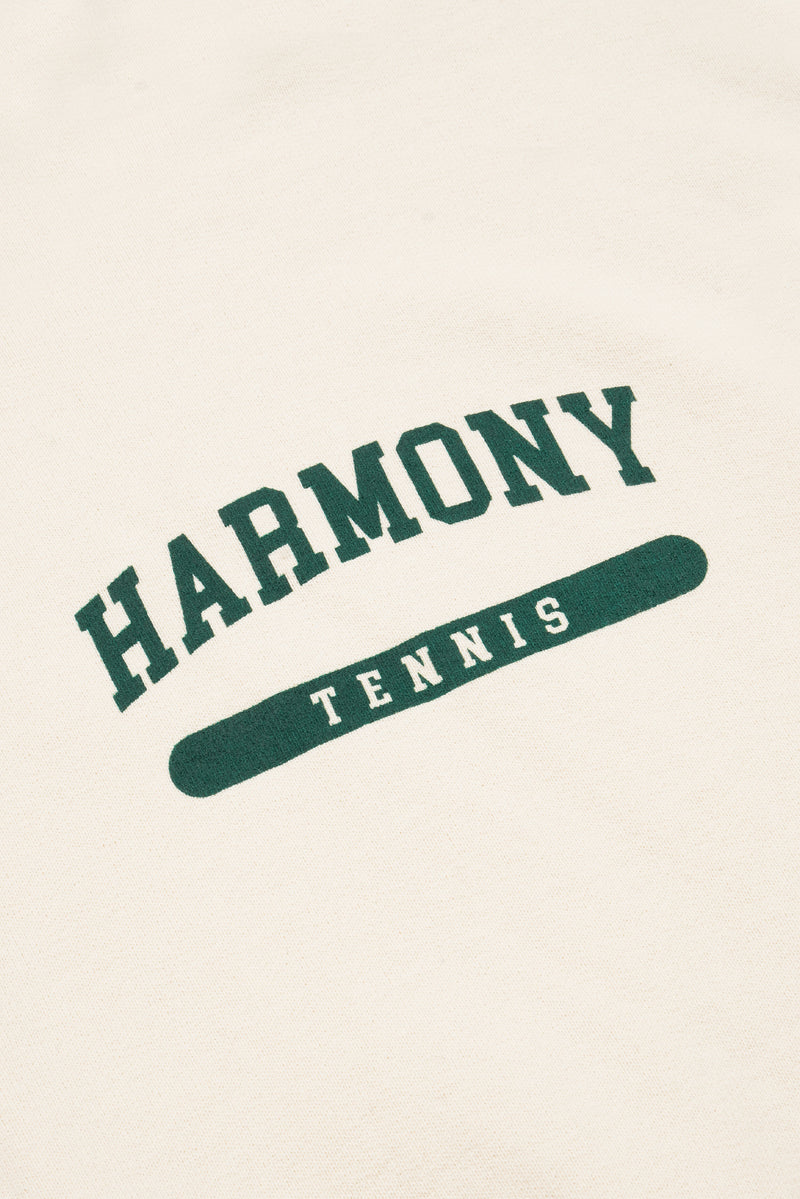 Tennis Hoodie - Cream - Cotton Jersey