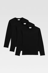 Long Sleeve T-Shirt Pack (3 for 2) - Black